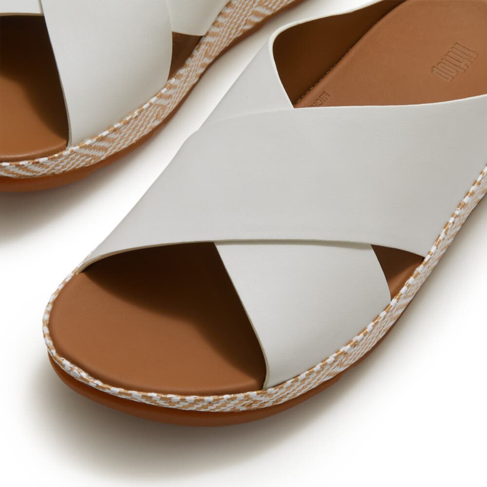 Lulu Lux Graphic-Weave Sandal, Alternate, color, Urban White
