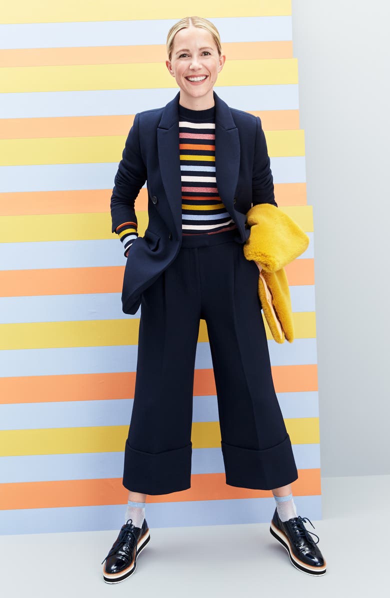 Halogen<sup>®</sup> x Atlantic-Pacific Menswear Double Breasted Blazer, Alternate, color,