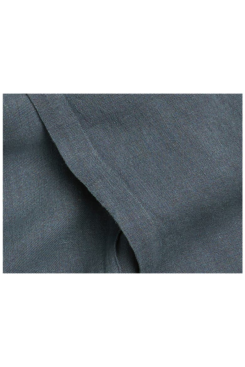 Set of 2 Linen Pillowcases, Alternate, color, DUSK