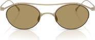 ARMANI 49mm Oval Sunglasses