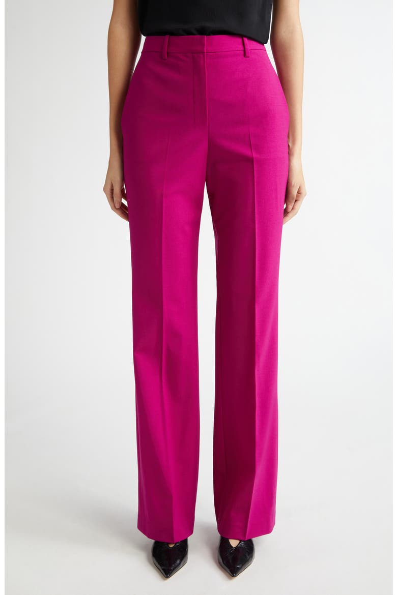 Stretch Wool Trousers, Main, color, WILDFLOWER