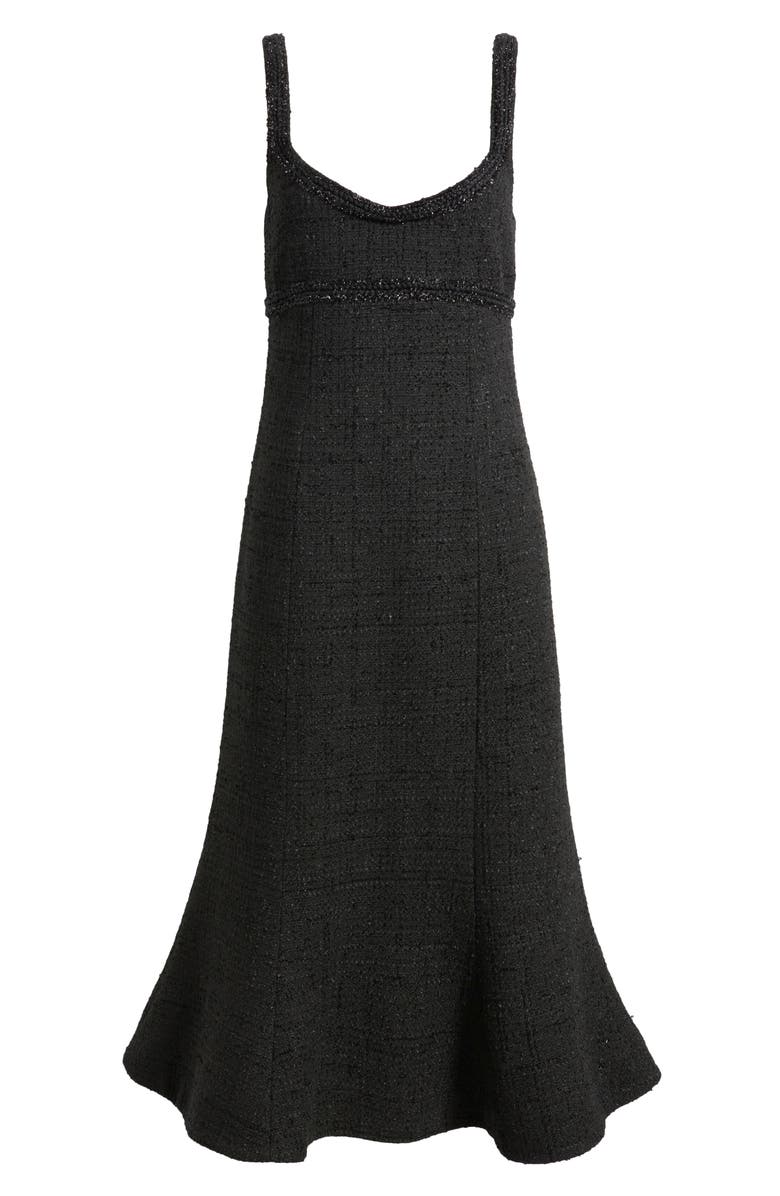 LIKELY Shoshana Metallic Tweed Cocktail Dress, Alternate, color, Black