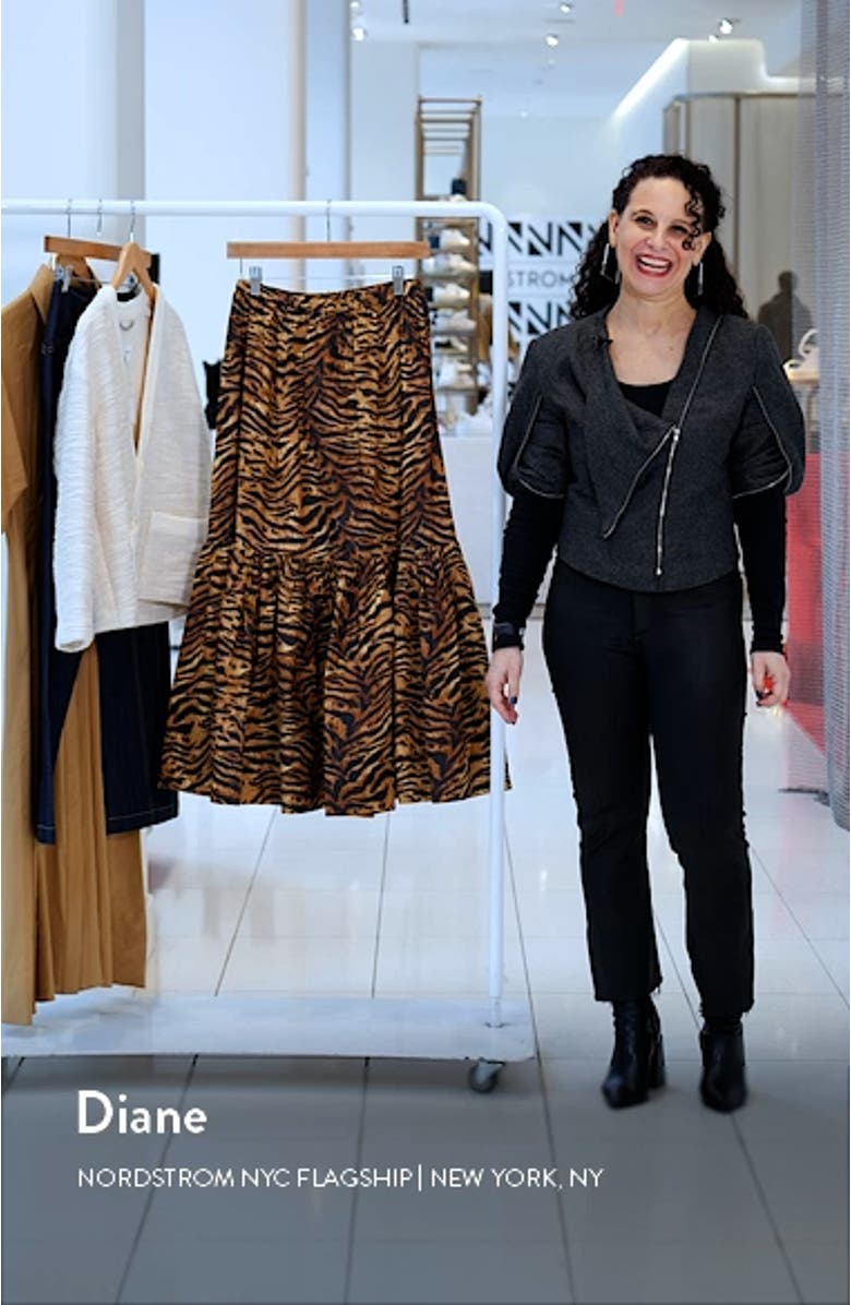 Tiered Organic Cotton Maxi Skirt, sales video thumbnail