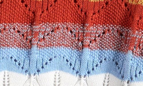 COTTON EMPORIUM COTTON EMPORIUM KIDS' STRIPE COTTON POINTELLE TOP 