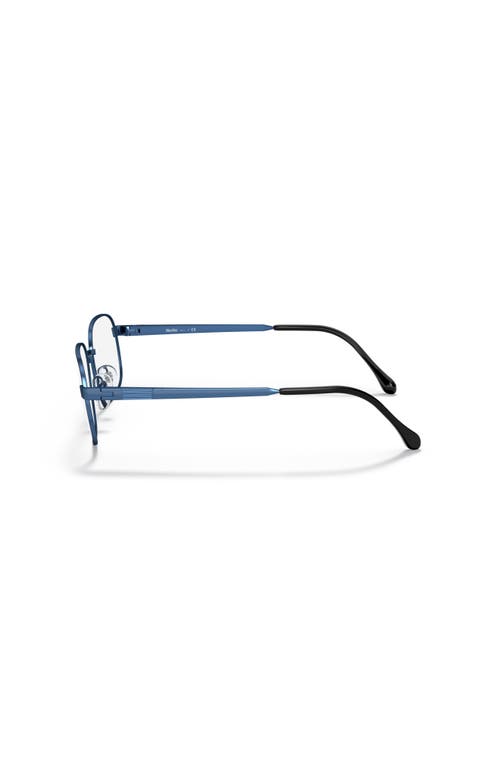 Sferoflex 57mm Rectangle Optical Glasses In Blue
