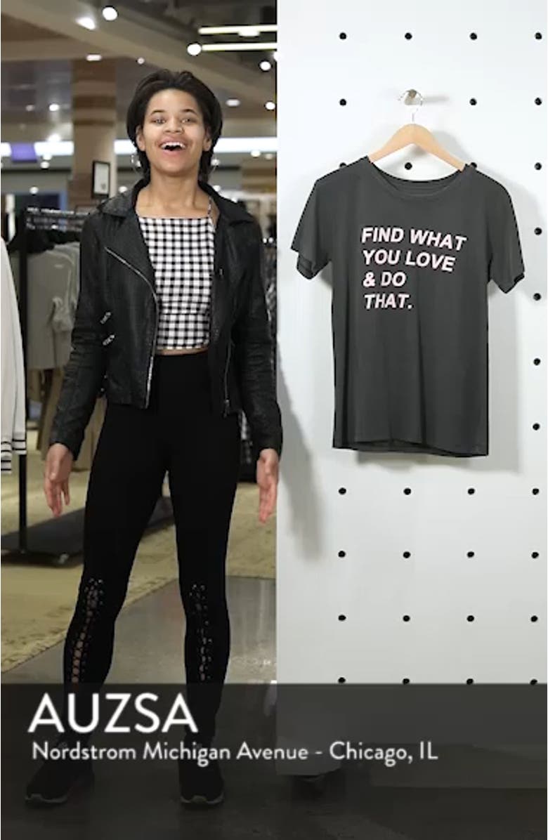 Find What You Love Tee, sales video thumbnail