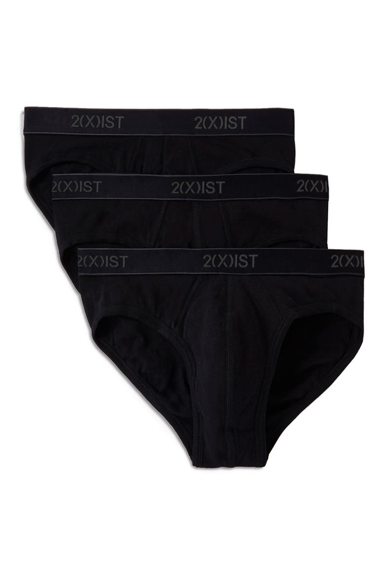 3-Pack No-Show Briefs, Main, color, BLACK