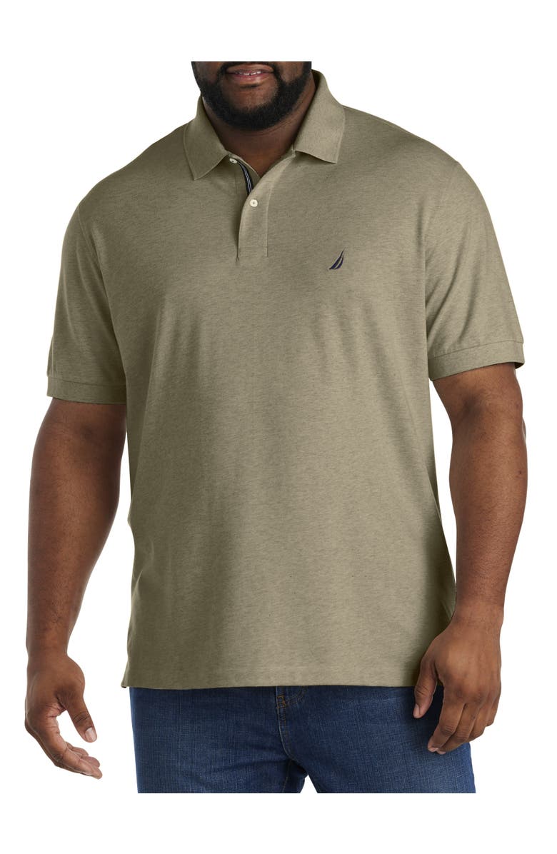 Nautica Big & Tall Stretch Piqué Polo Shirt, Main, color, Combolivhr