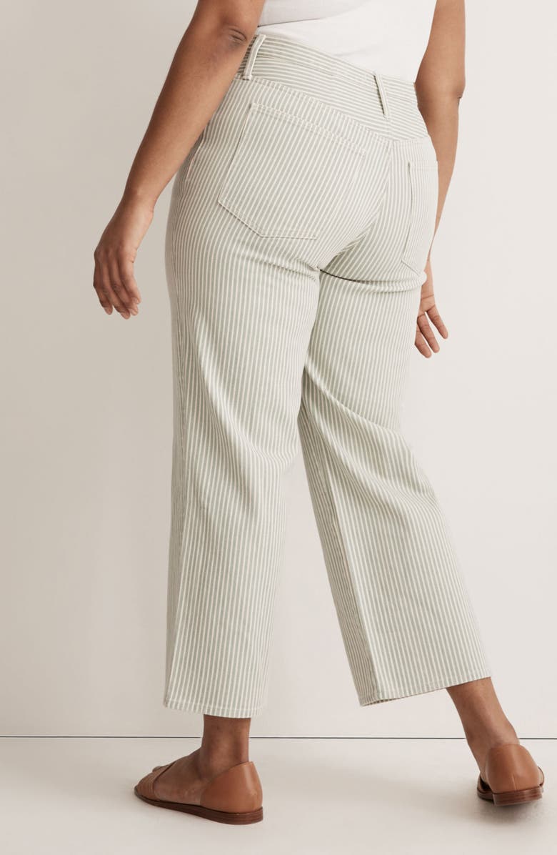 Madewell The Perfect Nonstretch Wide Leg Crop Jeans, Alternate, color,