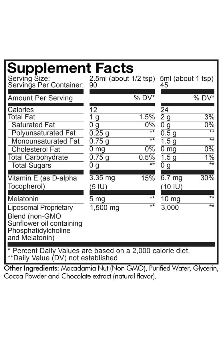 Codeage Liposomal Ultra Sleep + Melatonin Liquid Drops Supplement for Adults, Vitamin E, 8 fl oz, Alternate, color, 