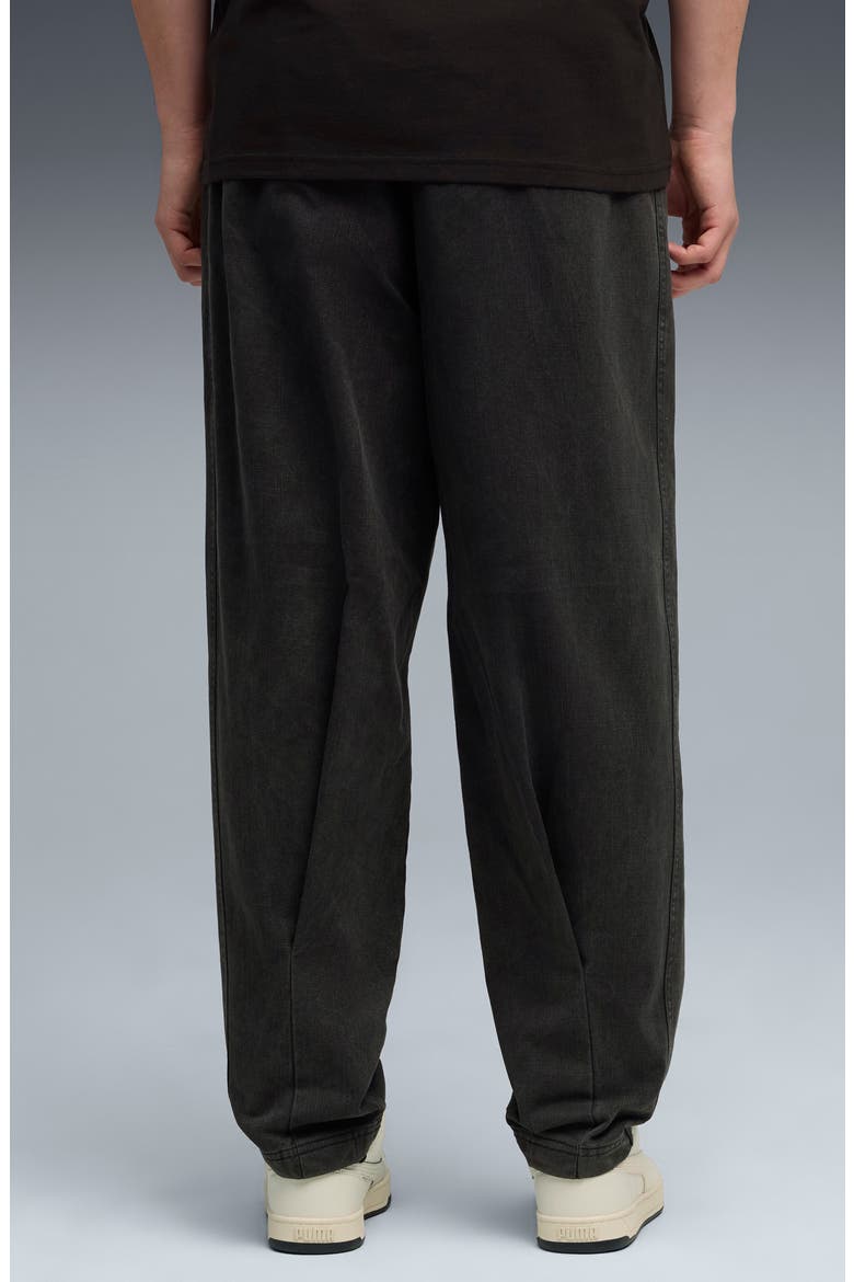 Porsche League Elastic Waist Cotton Pants, Alternate, color, PUMA BLACK
