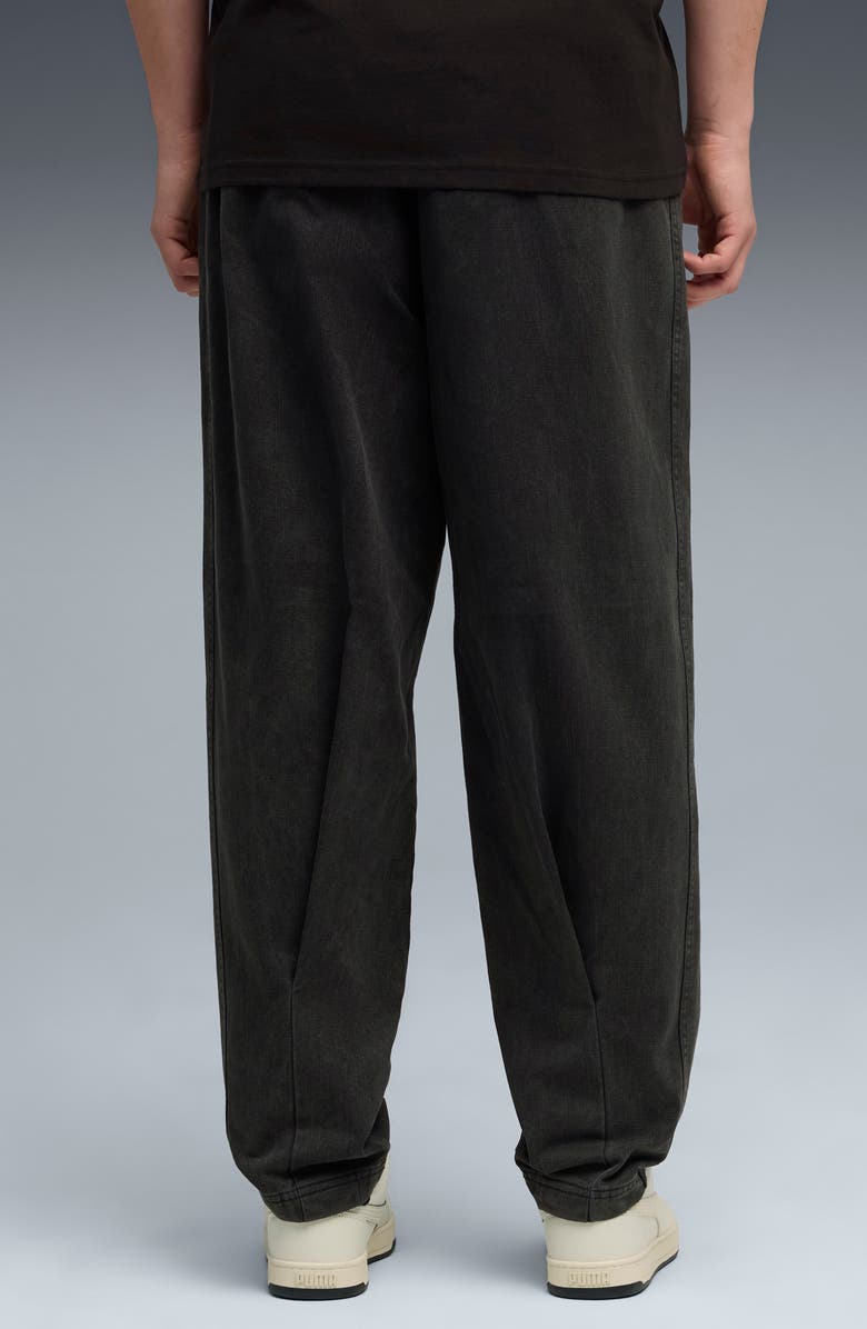 PUMA Porsche League Elastic Waist Cotton Pants, Alternate, color, Puma Black