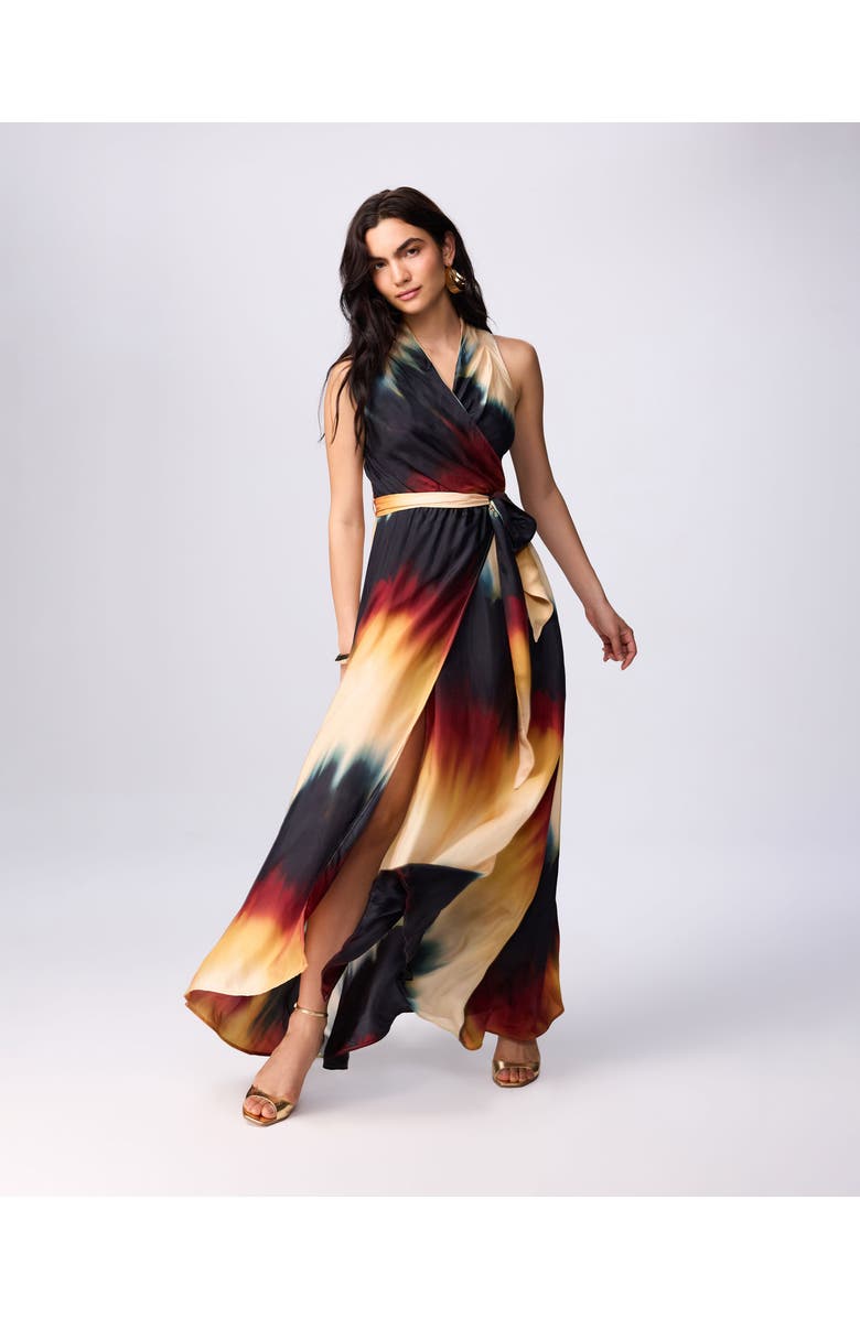 THEO The Label Klotho Print Maxi Dress, Main, color, Astral Print