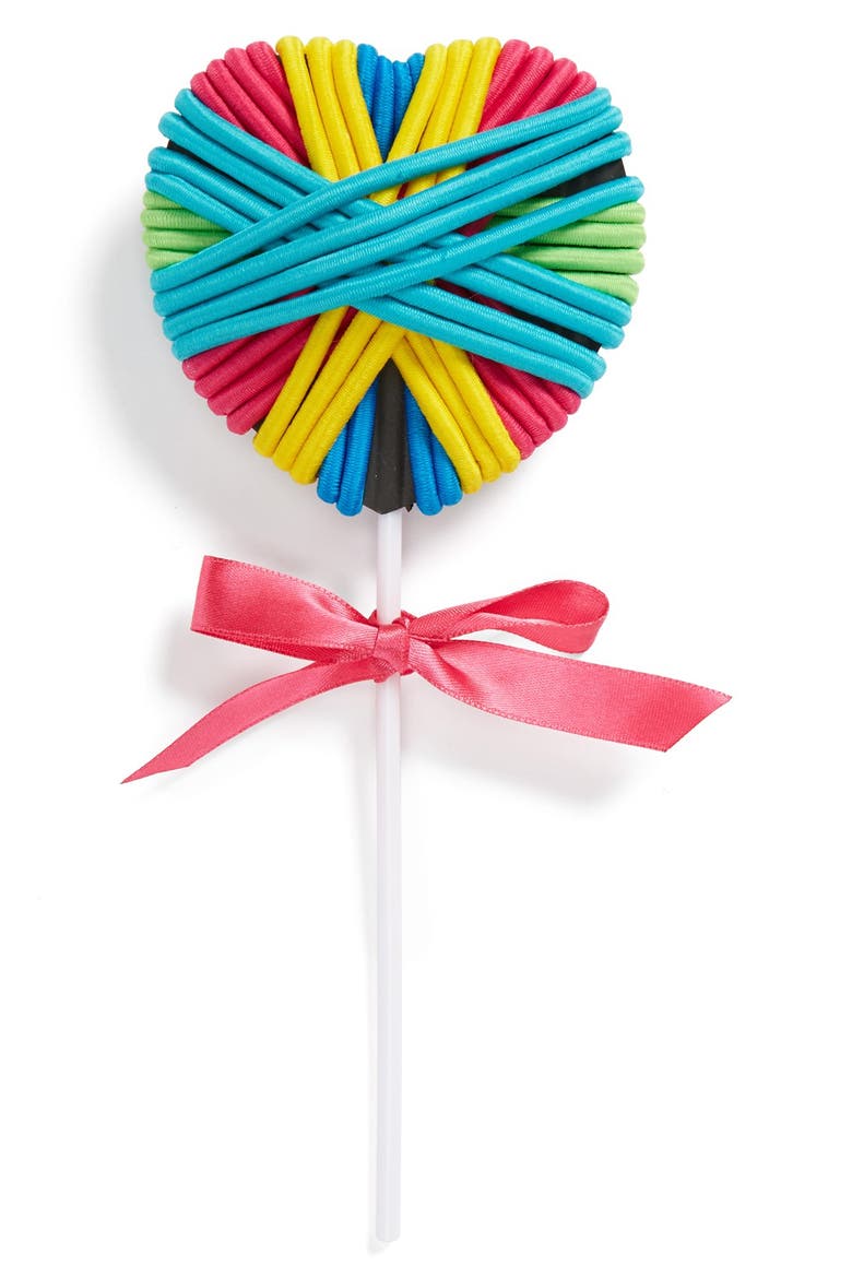 Capelli of New York Print Lollipop Ponytail Holder Set, Main, color, MULTI