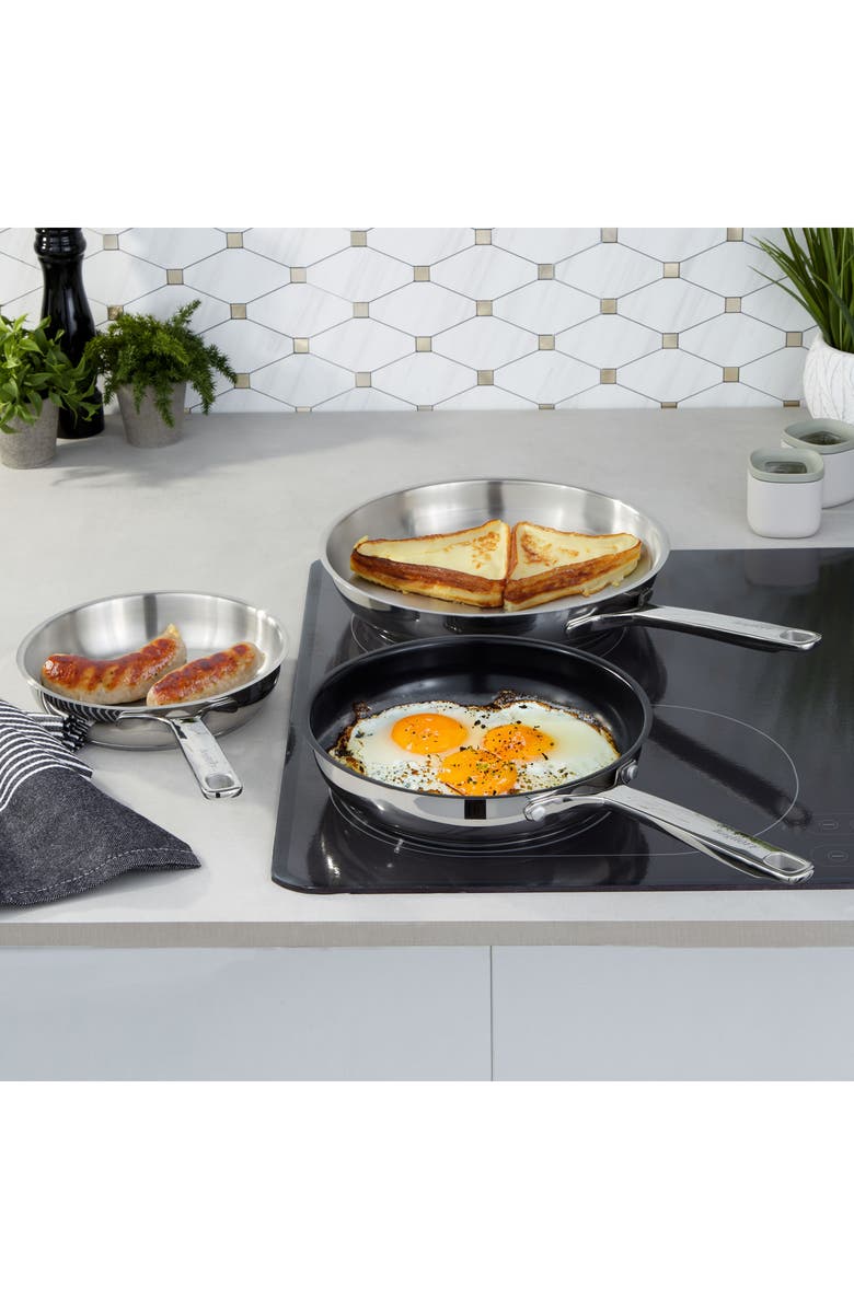 BergHOFF DiNA Helix 11-Inch Fry Pan, Alternate, color, Silver