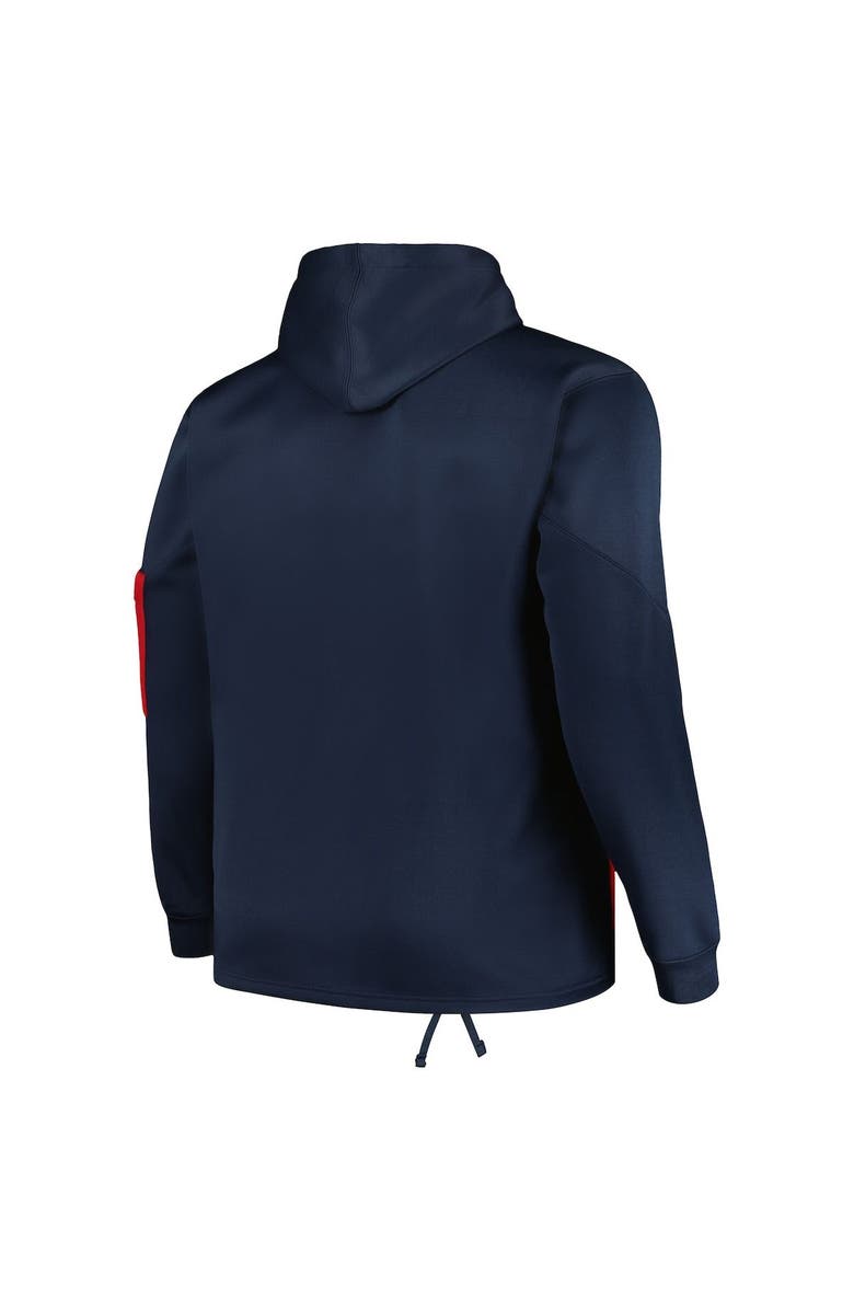 FANATICS Men's Fanatics Branded  Navy New England Patriots Big & Tall Pullover Hoodie, Alternate, color, Navy