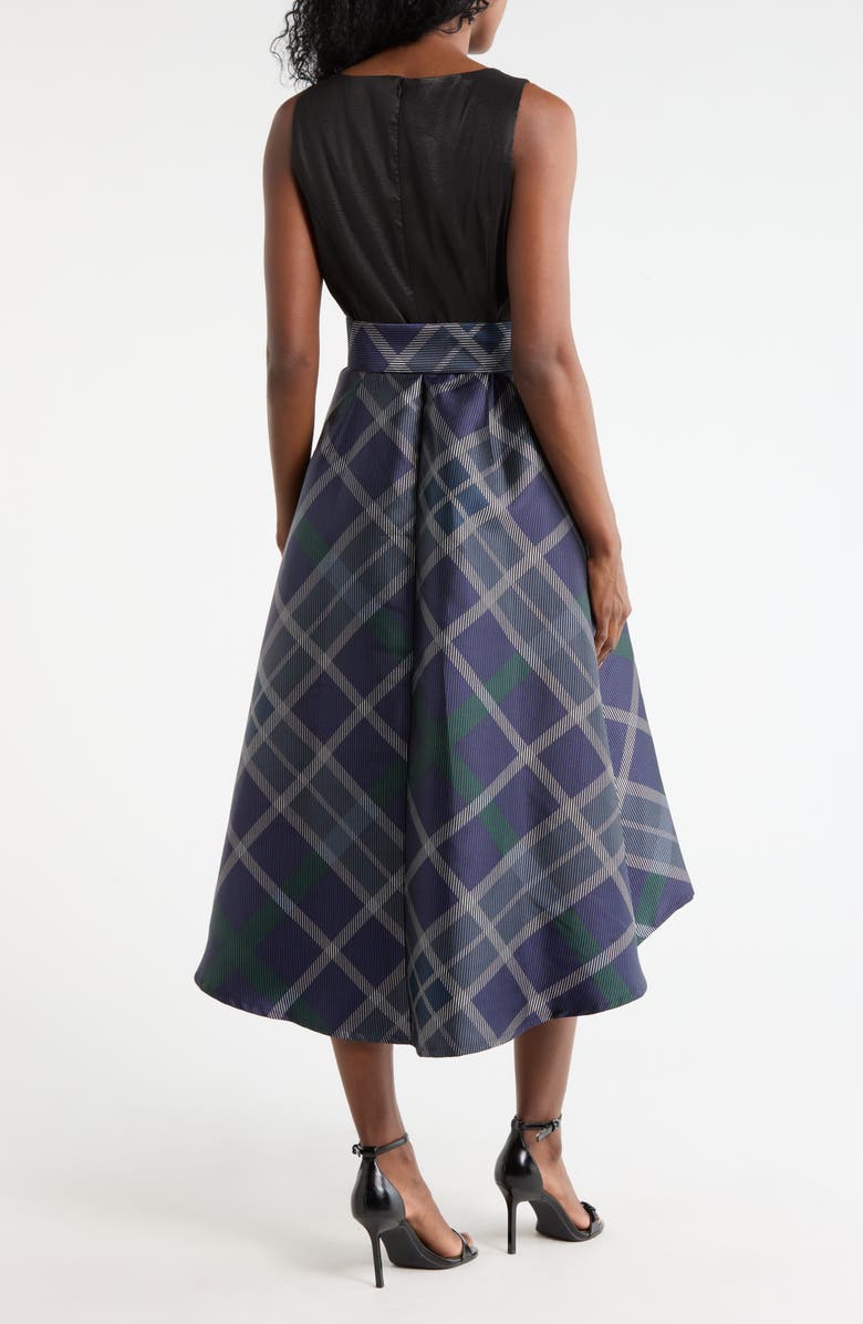 Julia Jordan High-Low Dress, Alternate, color, Black