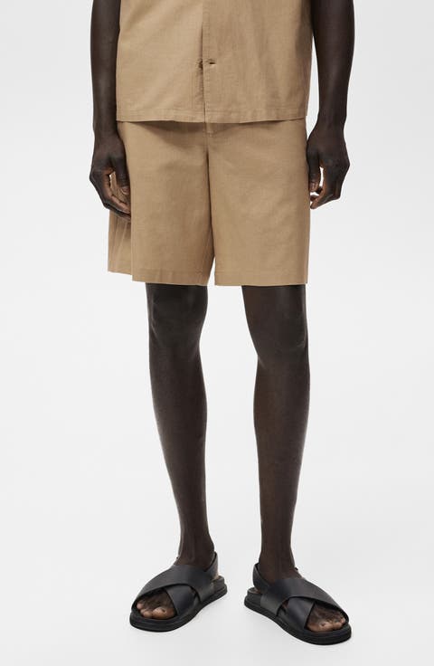 Cotton & Linen Bermuda Shorts