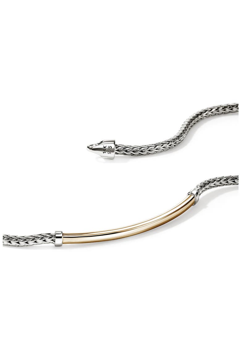 JH Essential Bracelet, Gold, Sterling Silver, 2.5mm, Alternate, color, SILVER/GOLD