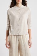 Eileen Fisher Organic Linen & Organic Cotton Cardigan
