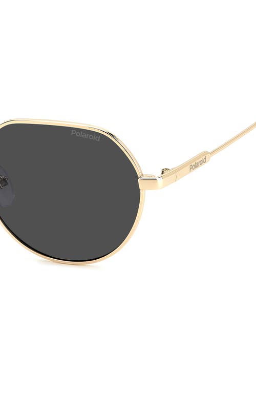 POLAROID POLAROID 54MM POLARIZED RECTANGULAR SUNGLASSES 