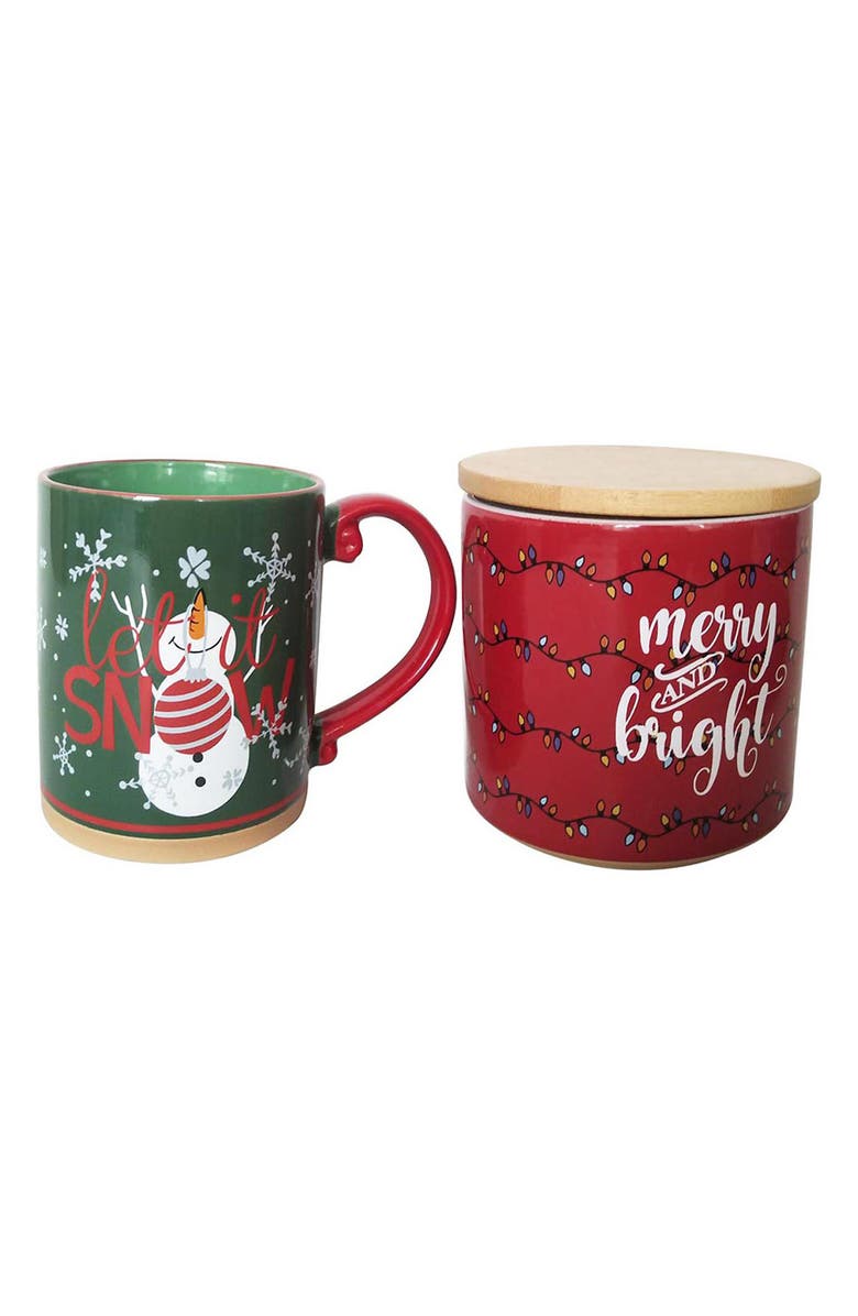 SPECTRUM Harper 2-Piece Stoneware Mug Set, Main, color, Multi