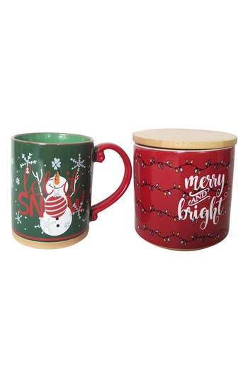 Spectrum Harper 2-piece Stoneware Mug Set In Multi