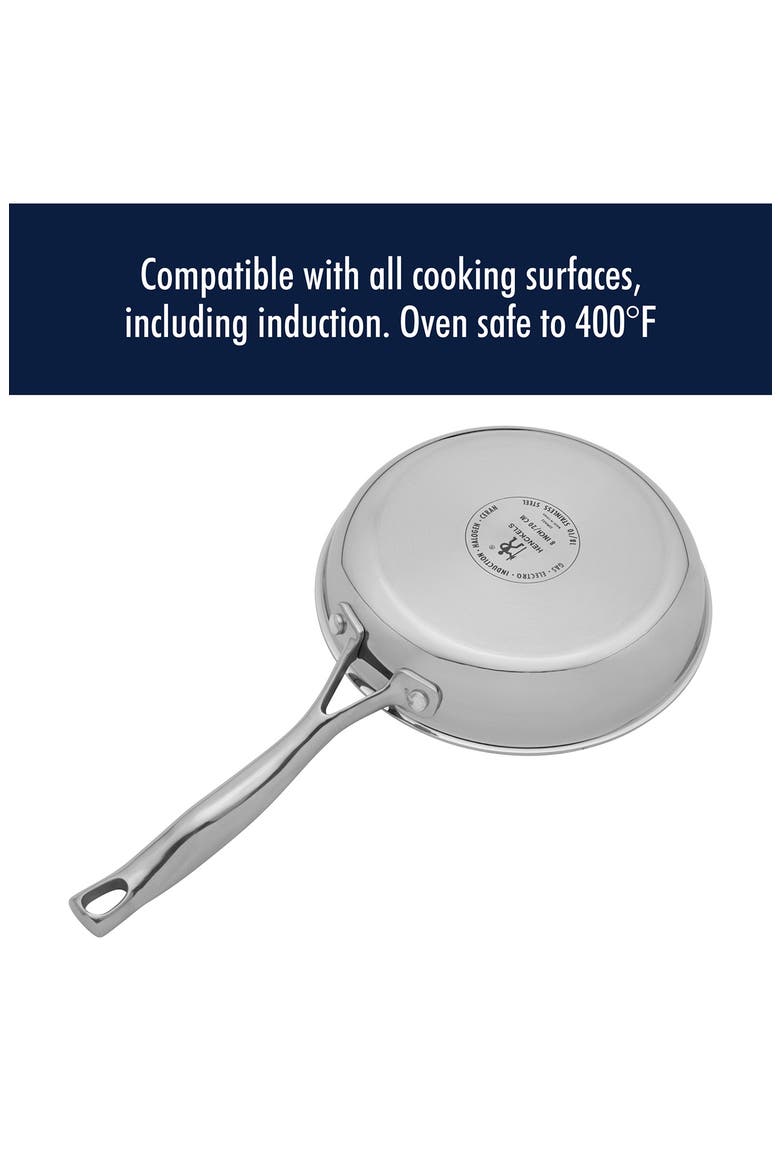 Clad H3 10-Piece Stainless Steel Cooking Set, Alternate, color, SILVER