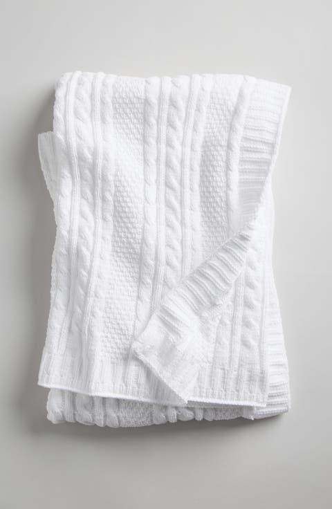 Cable Knit Baby Blanket