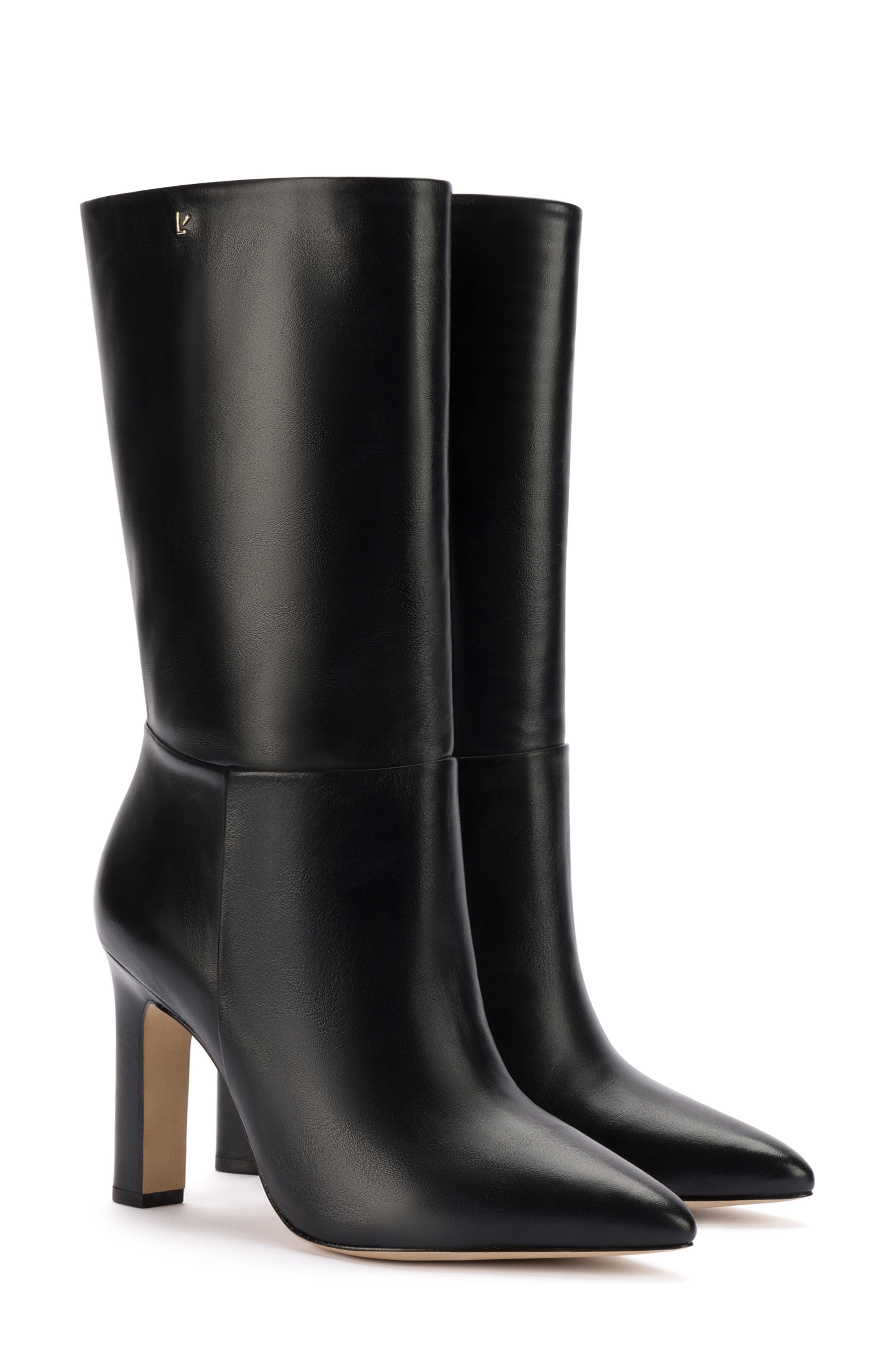 Larroudé Cindy Pointed Toe Boot, Main, color, 