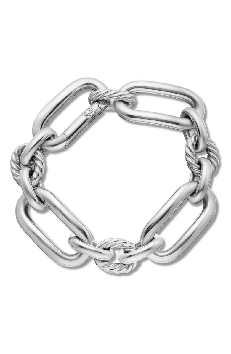 David Yurman Lexington Chain Bracelet, Alternate, color, Sterling Silver