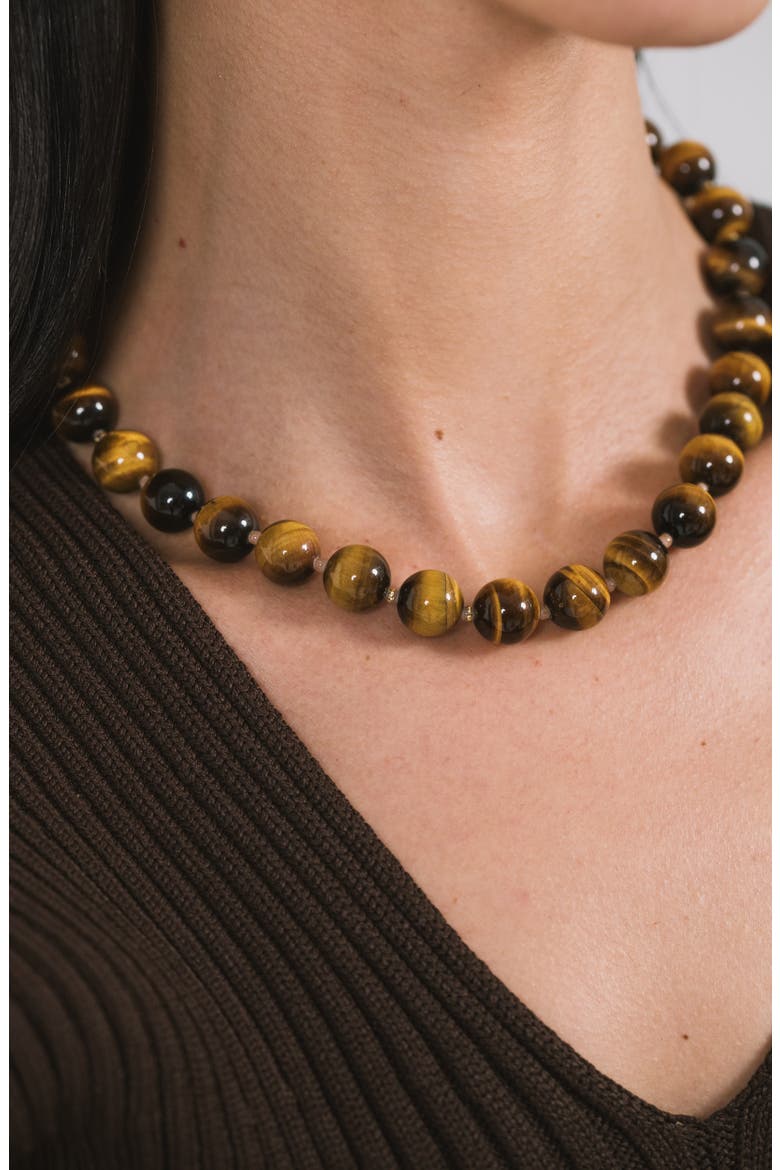 Corisande Necklace, Alternate, color, TIGERS EYE