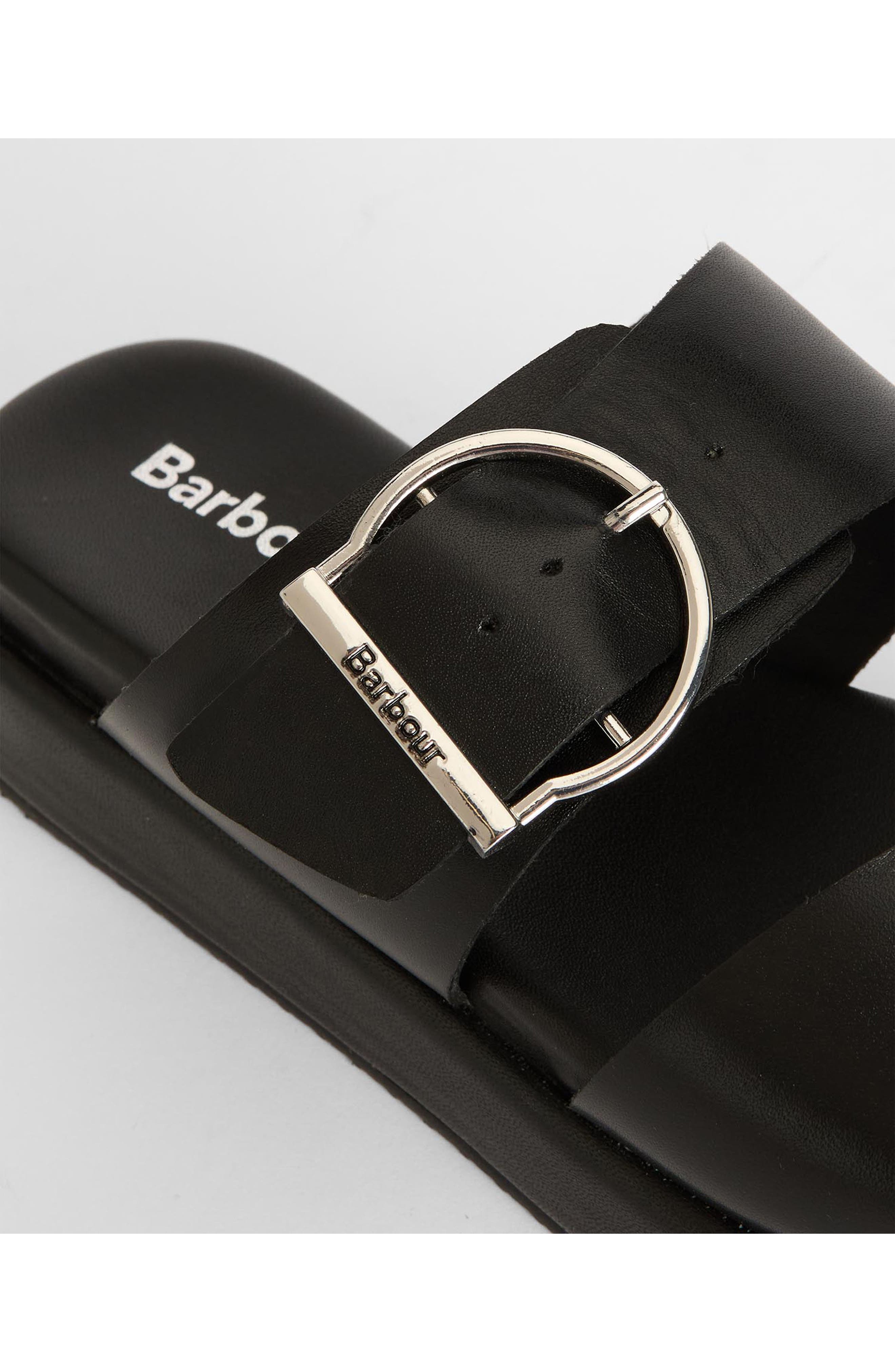 Barbour Adele Slide Sandal, Alternate, color, Black