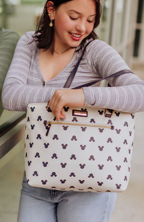 Picnic Time X Disney® Mickey Mouse Uptown Cooler Tote Bag In White