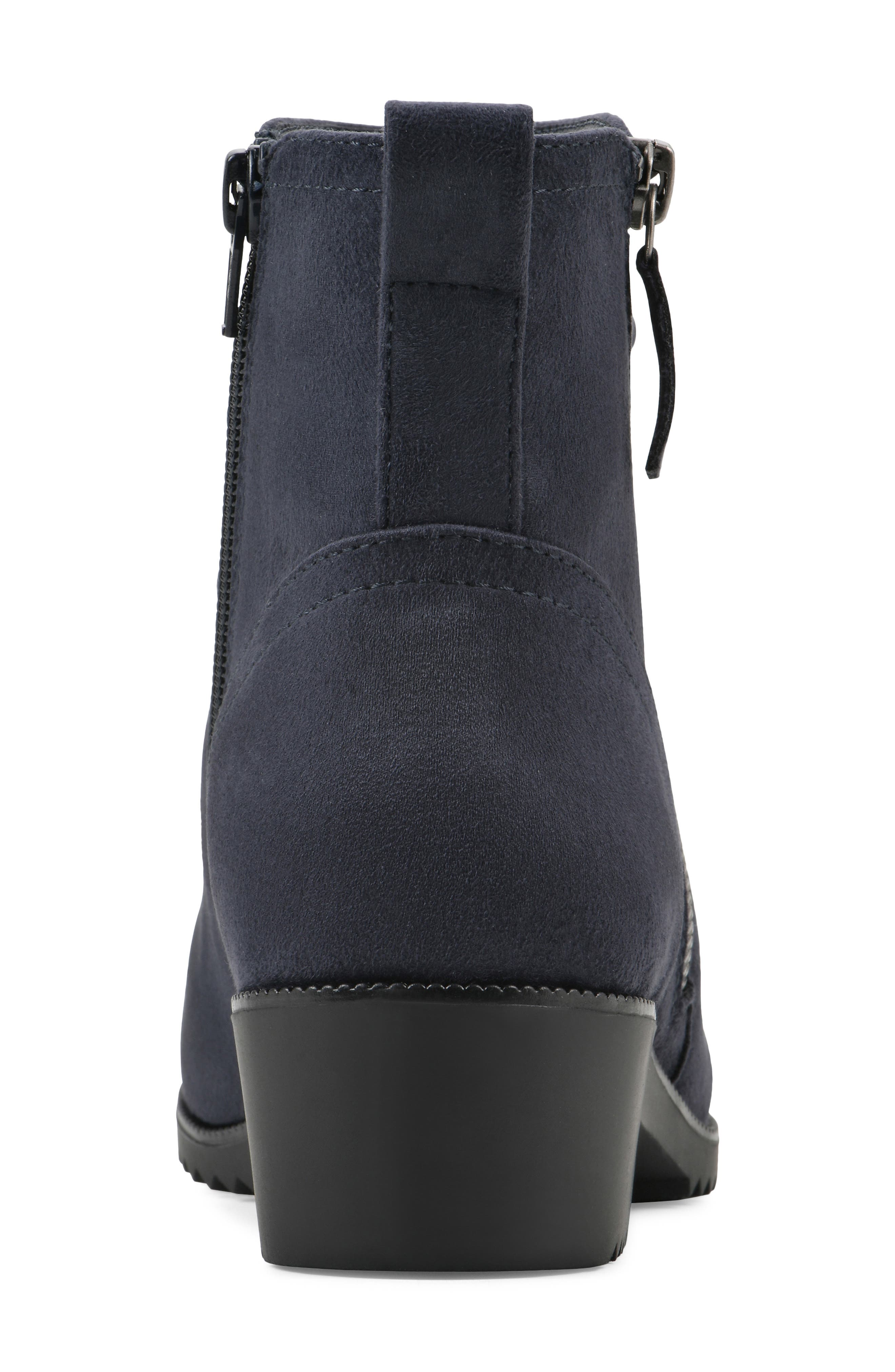 Durston Ankle Boot, Alternate, color, NAVY/ FABRIC