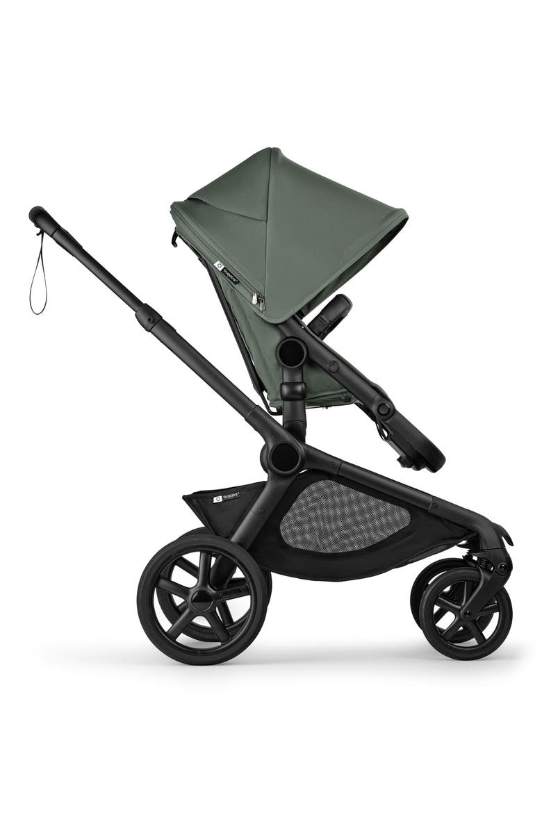 Kangaroo Single-to-Double Stroller, Alternate, color, FOREST GREEN