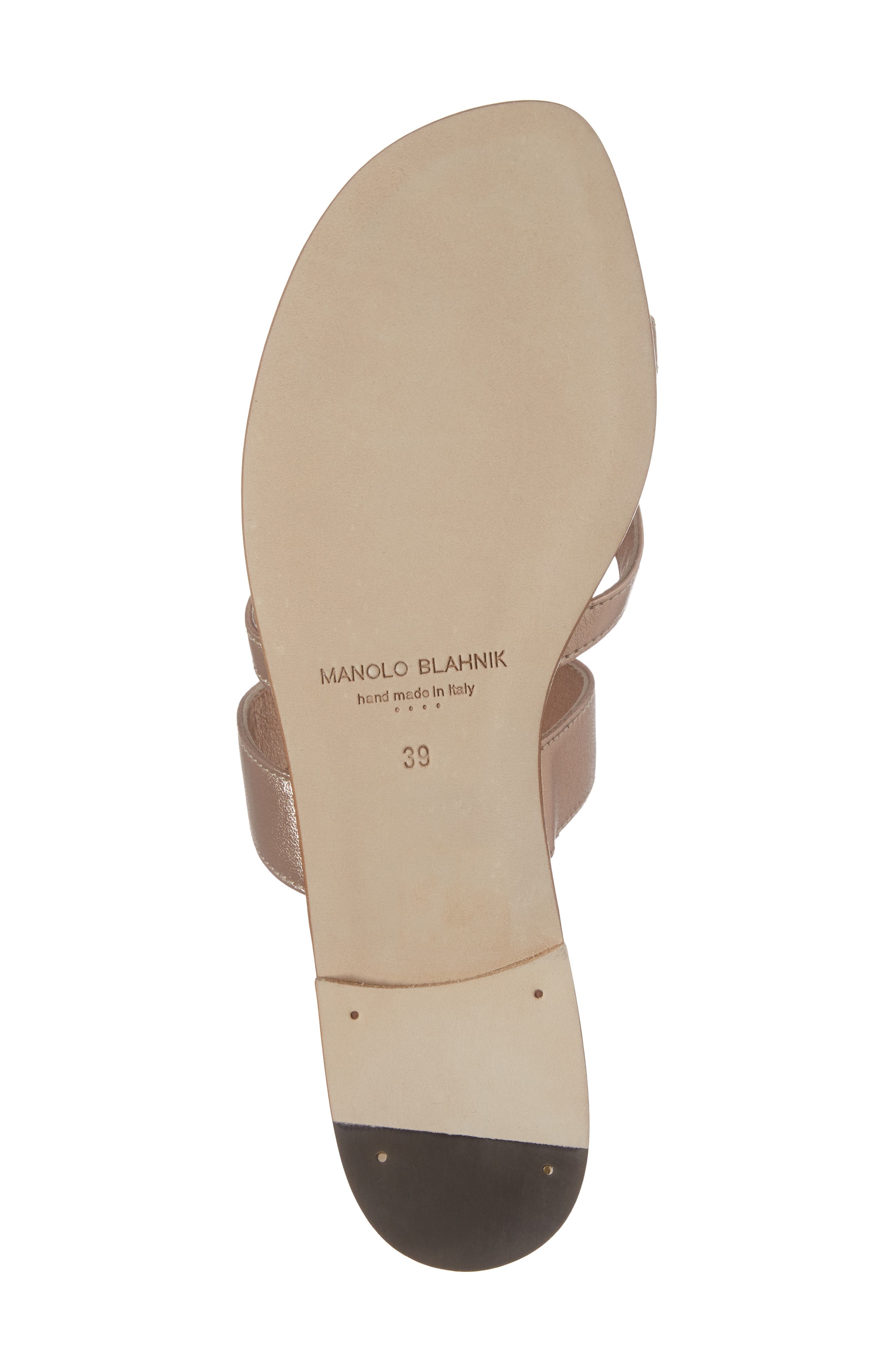 Slide Sandal, Alternate, color, LIGHT ROSE GOLD