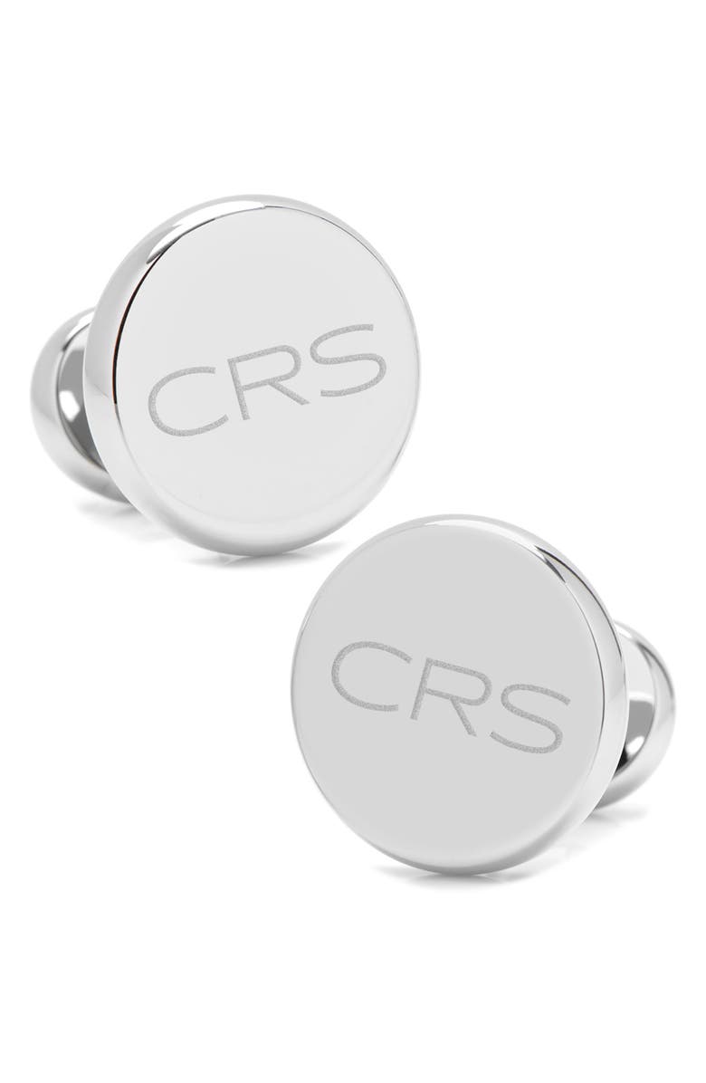 Cufflinks, Inc. Round Stainless Steel Cuff Links, Alternate, color, 