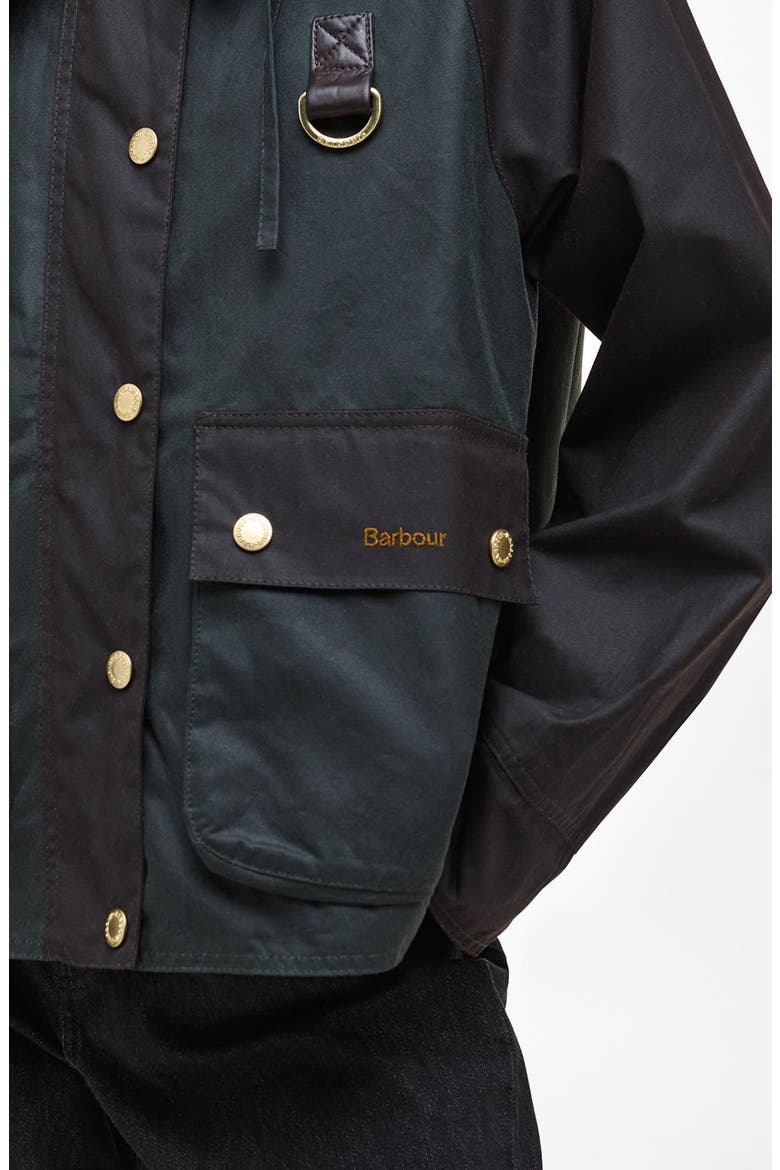 Reighton Waxed Cotton Jacket, Alternate, color, SAGE/RUSTIC/ANCIENT