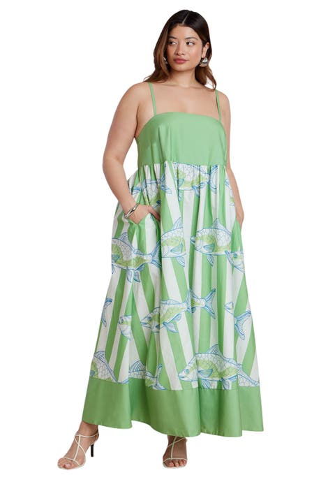 Printed Relaxed Maxi Dress