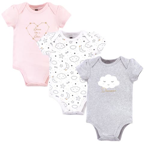 Triple Pack of Soft Cotton Bodysuits (Baby)