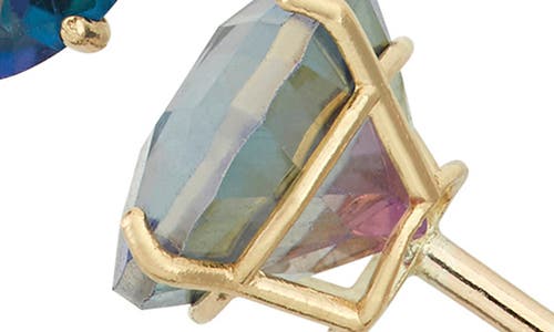 Fuzion Creations Amethyst Stud Earrings In 10kt Mystic Bt