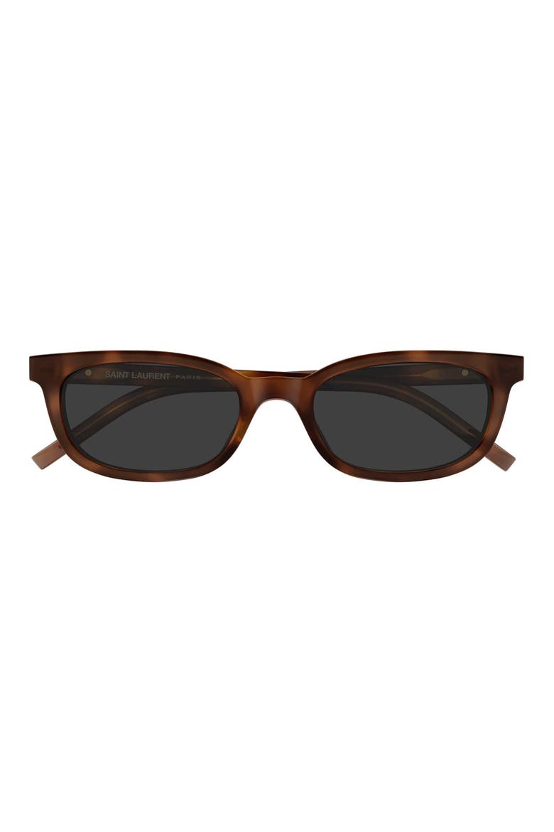 SL M160 53mm Polarized Cat Eye Sunglasses, Main, color, HAVANA