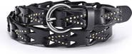 OLD TREND Oranda Genuine Leather Woven Studded Statement Belt