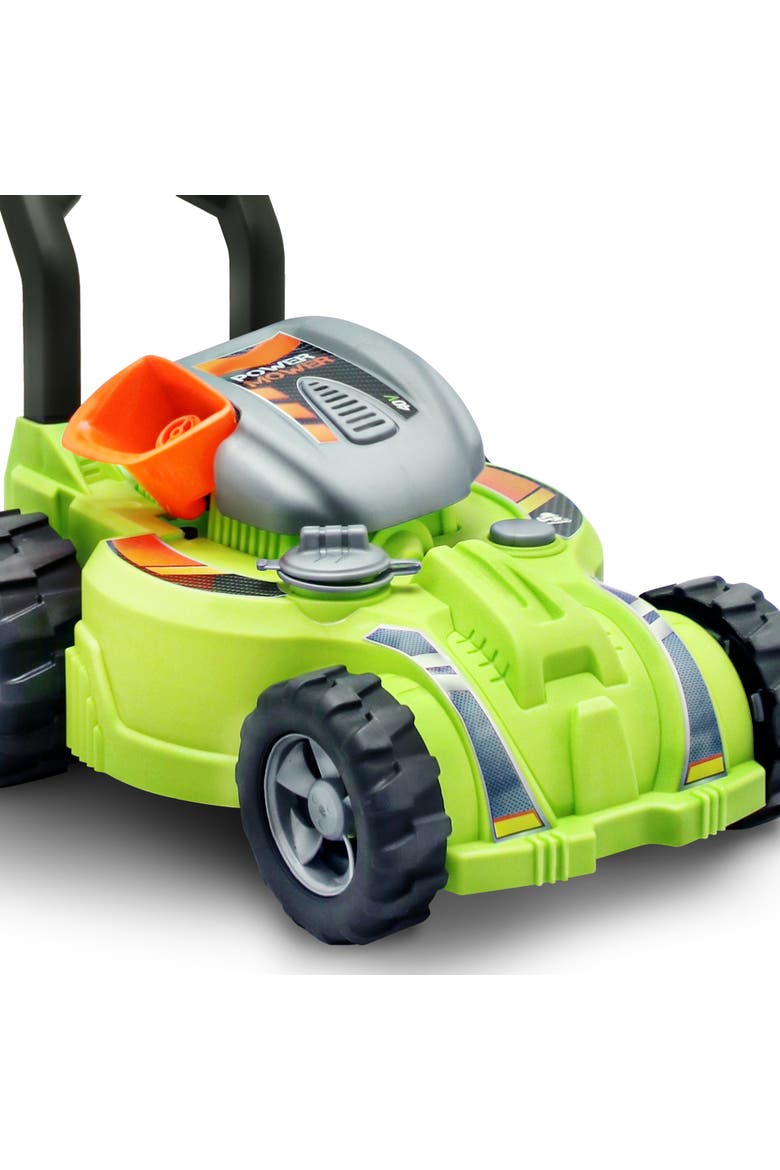 Tuff Tools Power Mower Yard Work Toy, Alternate, color, Multicolored