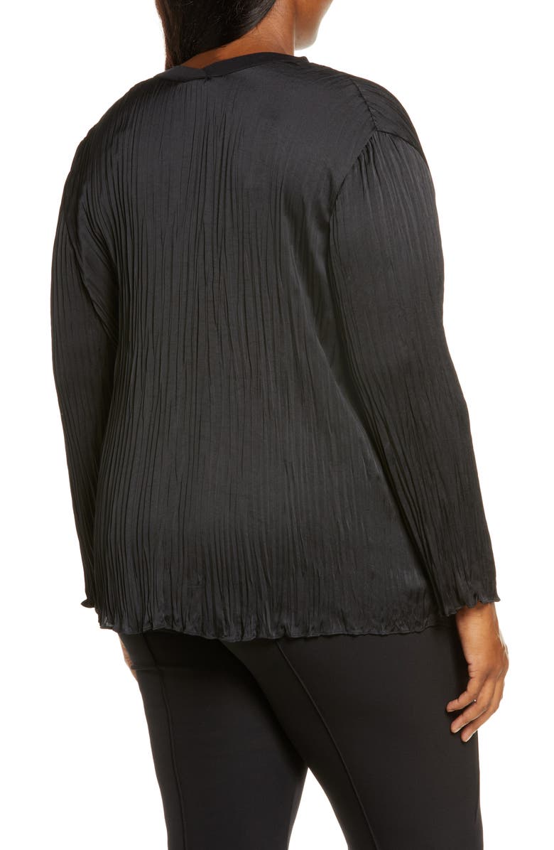 Vince Crushed Satin Blouse, Alternate, color,