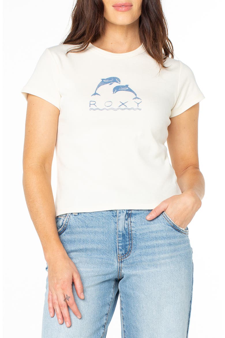 Sunset Dreams '90s Baby T-Shirt, Main, color, EGRET SUNSET DREAMS