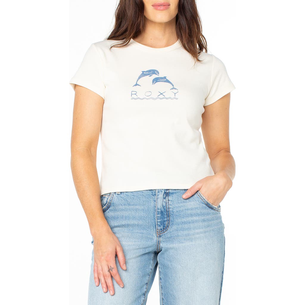 Roxy Sunset Dreams '90s Baby T-shirt In White