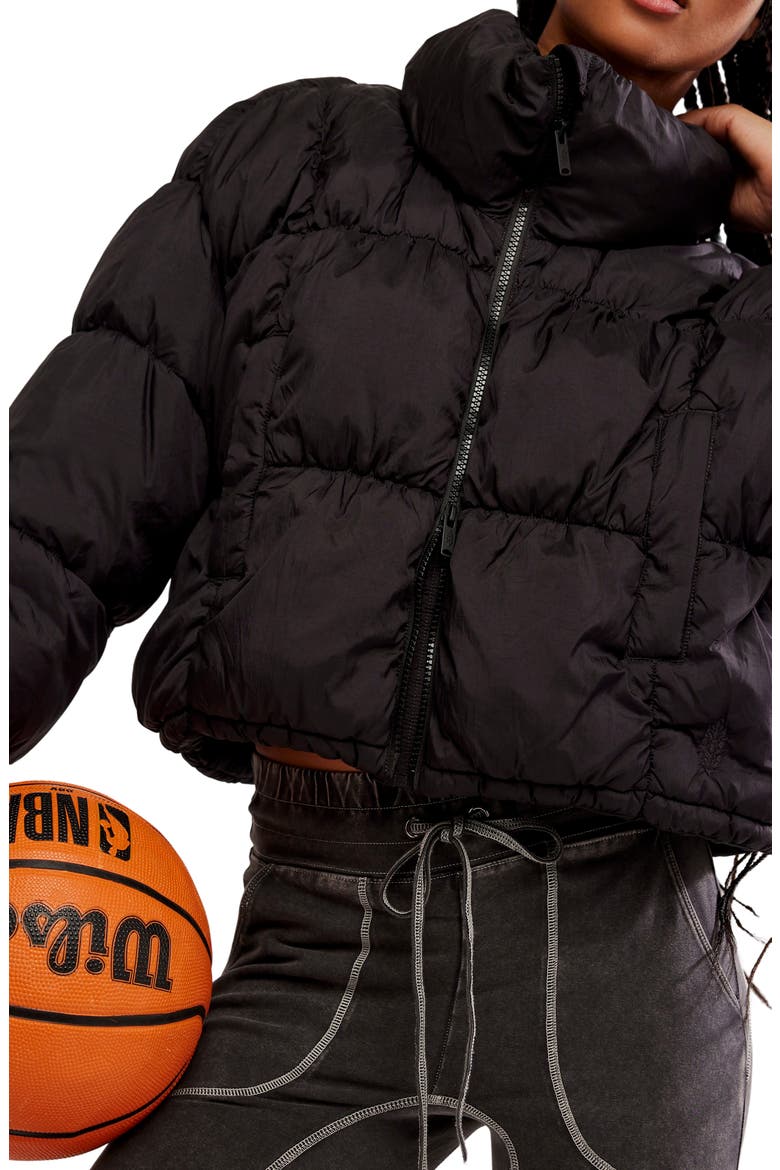 FP Movement In a Bubble Puffer Jacket, Alternate, color, BLACK