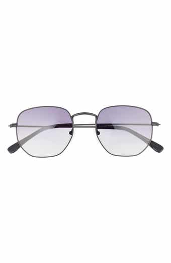 Cole Haan 51mm Polarized Angular Round Sunglasses